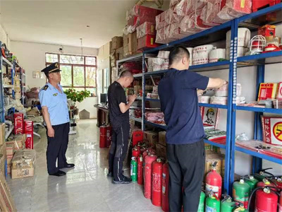 吉木萨尔县市场监督管理局开展消防产品监督检查，筑牢安全防线